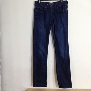 Lucky Brand Jeans Stark Sweet N Straight Waist 28 Dark Wash Blue Denim Jeans
